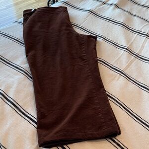 Talbots women’s Corduroy Pants in Rich Brown